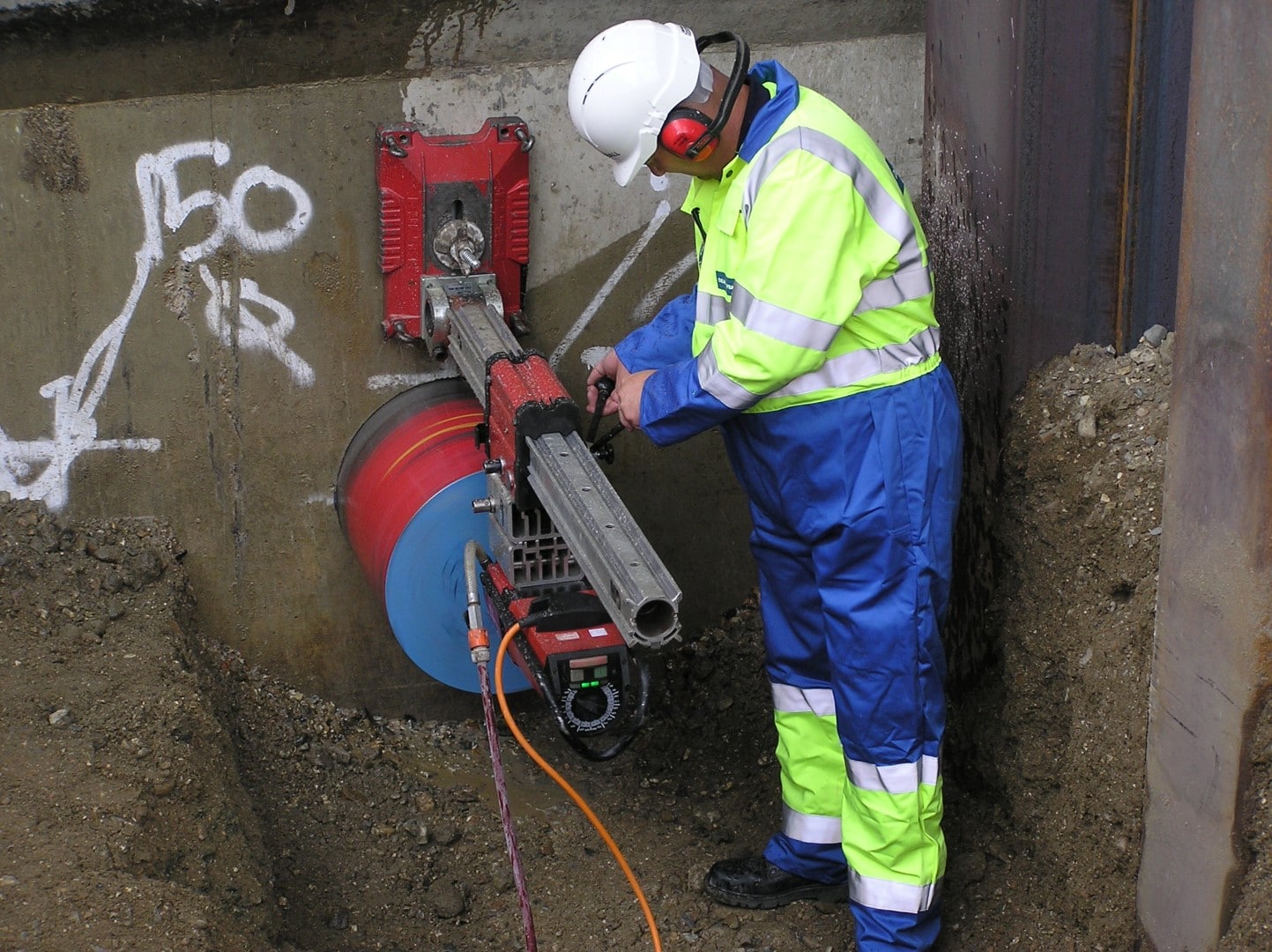 Wiercenie rdzeniowe – realizacja