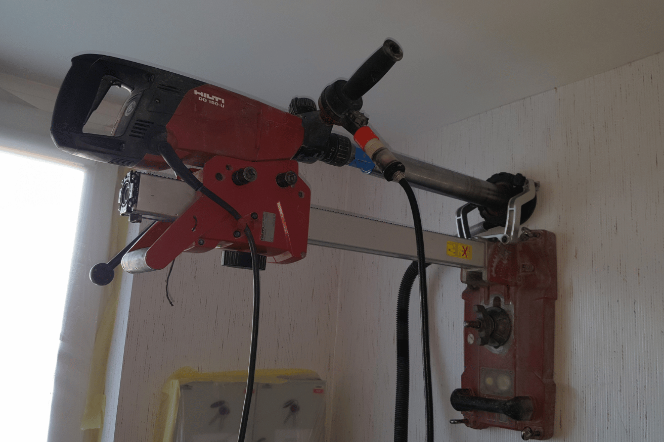 Zestaw narzędzi do cięcia betonu – Servicedrill